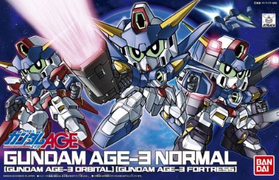 BB戦士372 高达AGE-3(ノーマル・フォートレス・オービタル) 『機動戦士高达AGE』より
