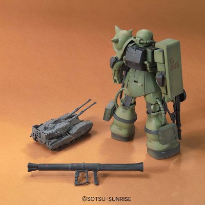 HGUC 1/144 地面战套装 	61式坦克5型 ＆  MS-06 扎古 II ＆ PVN.4/3 Wappa
