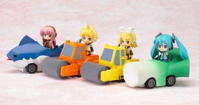 黏土人plus ボーカロイド 激走プルバックカー ４種SET