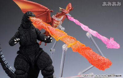 S.H.MonsterArts 哥斯拉大战机械哥斯拉 烈焰拉顿