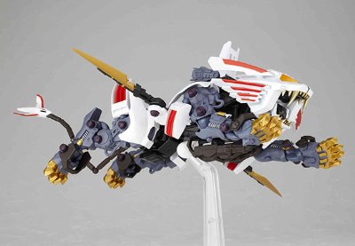 山口式转轮系列 No.093EX ZOIDS(ゾイド) BLADE LIGER MIRAGE(白色超重剑长牙狮)