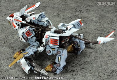 索斯机兽 RZ-028 白色超重剑长牙狮 一部涂装済Plastic Kit irisawa流通限定品