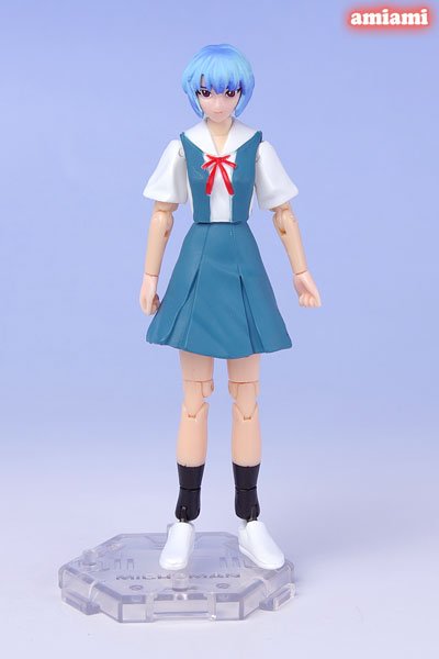 ミクロマン ミクロアクション系列 EVA 绫波丽(制服Ver.2)