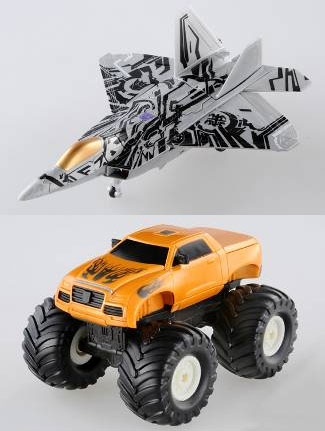 变形金刚 ムービー ステルスフォース・オート橙ジビークル 2种套件