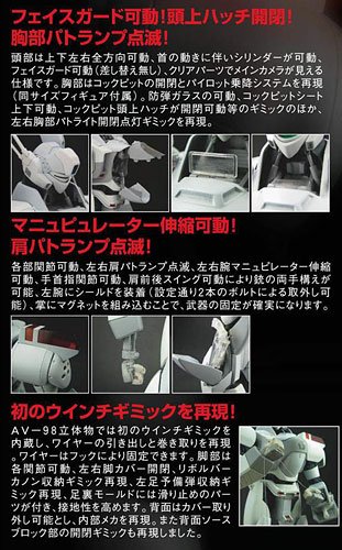 机动警察パトレイバー 剧场版 1/24 AV-98 1号机 アクションモデル