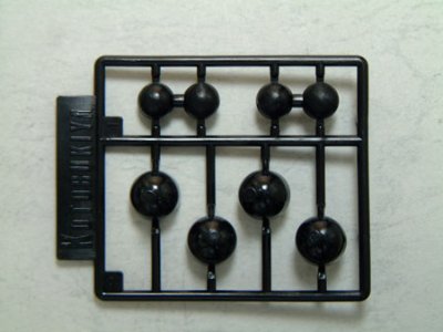 M.S.G モデリングサポートグッズ ポリユニット(黑) D117B ダブル铁球（Ｌ）