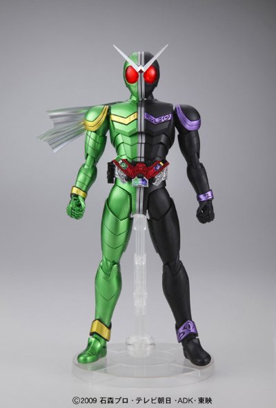 MG フィギュアライズ 1/8 假面骑士W サイクロンジョーカー 可动手办