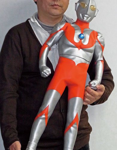 复刻版 全高80cm涂装済み组立てモデル ハイパーソフビ「奥特曼」