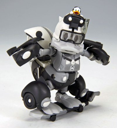 变形金刚 ディズニーレーベル ドナルドダック ホリデービークル モノクローム