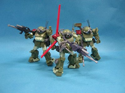 装甲骑兵ボトムズ アクティックギア AG-EX07 リーマンスカッド 3机SET