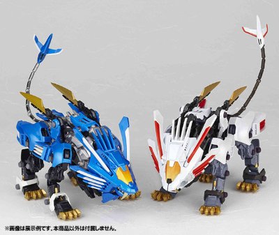 山口式转轮系列 No.093EX ZOIDS(ゾイド) BLADE LIGER MIRAGE(白色超重剑长牙狮)