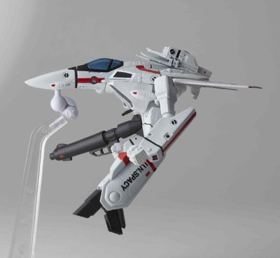 山口式转轮系列 No.084 超时空要塞 三段变形女武神 VF-1J（一条辉专用机）