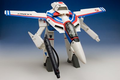 超时空要塞マクロス 1/48 完全変型版 VF-1A エンジェルバーズ仕様机