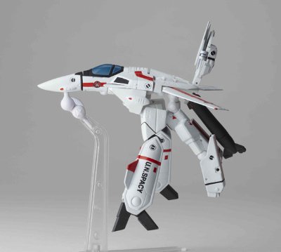 山口式转轮系列 No.084 超时空要塞 三段变形女武神 VF-1J（一条辉专用机）