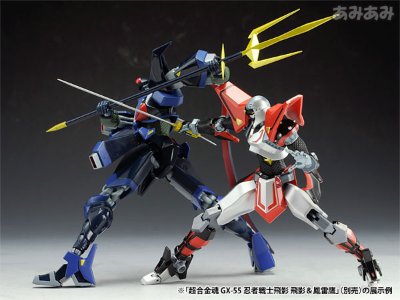 超合金魂 GX-56 忍者戦士飞影 零影＆爆竜