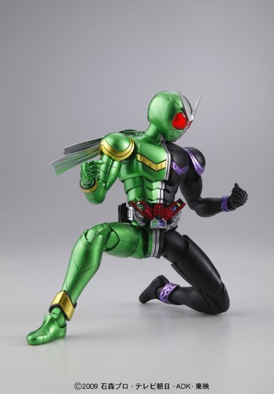 MG フィギュアライズ 1/8 假面骑士W サイクロンジョーカー 可动手办