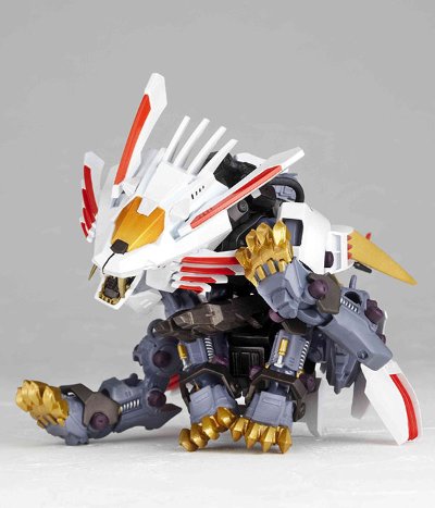 山口式转轮系列 No.093EX ZOIDS(ゾイド) BLADE LIGER MIRAGE(白色超重剑长牙狮)