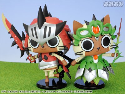 游戏角色系列 动く！白猫 レウスネコシリーズ(モンスターハンターポータブル 3rd)