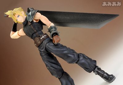 ディシディア 最终幻想 PlayArts改 クラウド 可动手办