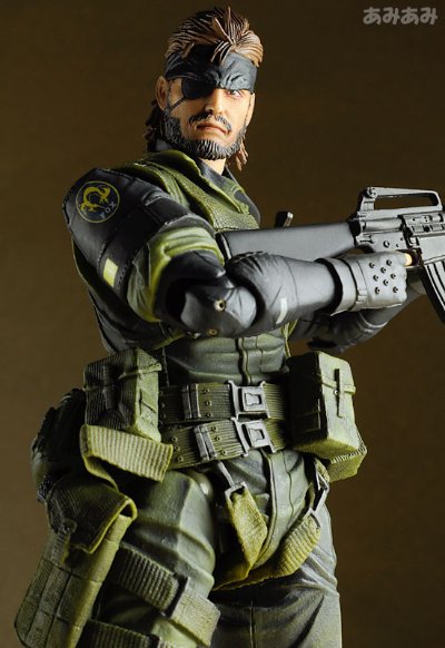 PlayArts改 メタルギアソリッド ピースウォーカー スネーク 野戦服バージョン
