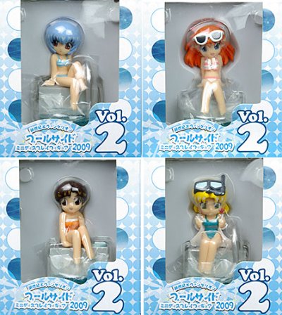 EVA プールSIDEMDF2009 Vol.2 レイ/アスカ/リツコ/マヤ 4种SET 