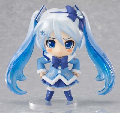 粘土人 #207 初音未来 雪未来 2012 毛绒绒外套版