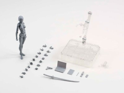 S.H.Figuarts 素体酱（女性素体） 豪华套装 灰色版