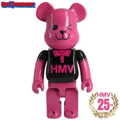 BE＠RBRICK HMV BLACK POLO 400％ 25th Anniverasry ver.