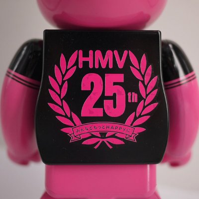 BE＠RBRICK HMV BLACK POLO 400％ 25th Anniverasry ver.