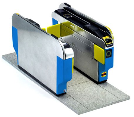 铁道小物系列 EK-08 自动改札机日本信号制GX7（青色）