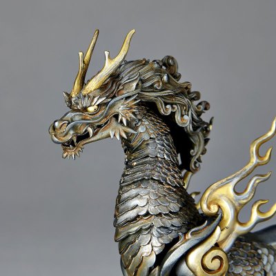 KT Project KT-001 竹谷隆之自在置物 麒麟 铁锖地调版