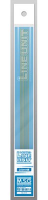M.S.G モデリングサポートグッズ ラインユニット 0.5mm(8本入り)