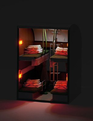 部品模型系列 1/12 内装模型 24系25形トワイライトエクスプレスB寝台