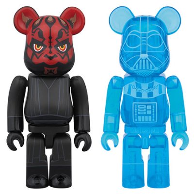 ベアブリック スター・ウォーズ ダース・ベイダー(ホログラフィックVer.)＆ダース・モール 2PACK