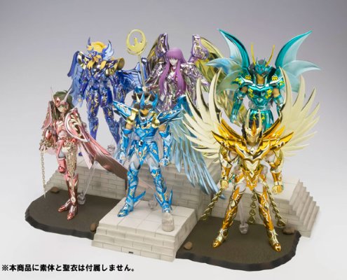 圣斗士圣衣神话 10周年 dx展示台 | hpoi手办维基