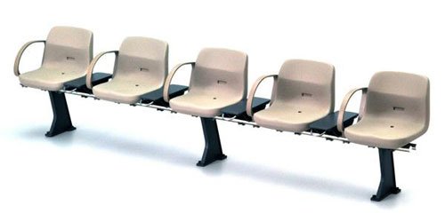 铁道小物系列 EK-09 新型车站座椅(米色)