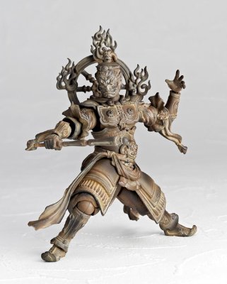 转轮佛像系列 No.001EX 多闻天 木调版