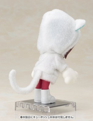 Cu-poche Extra 动物外套SET(白猫)