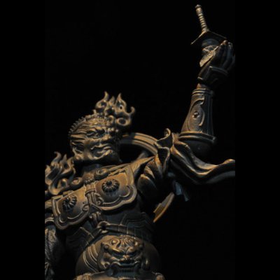 转轮佛像系列 No.001EX 多闻天 木调版