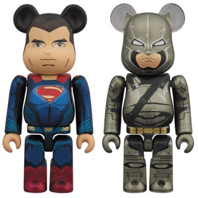 Bear Brick スーパーマン ＆ 装甲蝙蝠侠 2Bag