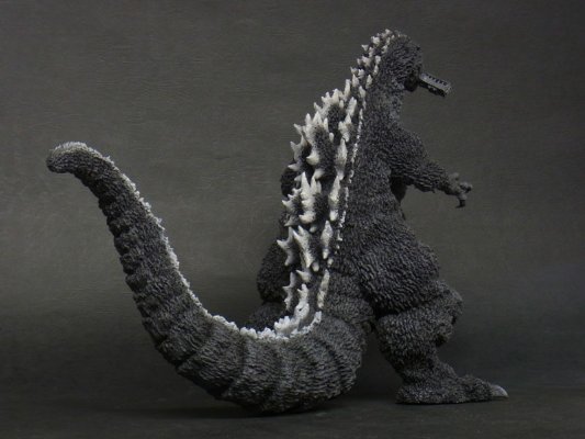 东宝30厘米系列 哥斯拉1954 初代哥斯拉“咬电车版”