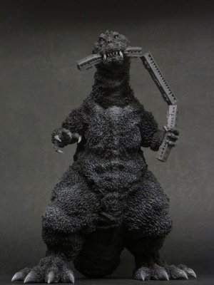 东宝30厘米系列 哥斯拉1954 初代哥斯拉“咬电车版”