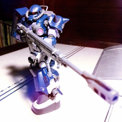 HGGTO 1/144机动战士高达 THE ORIGIN MS-06R-1A 高机动型扎古II 改良型 (盖亚/马休専用機)