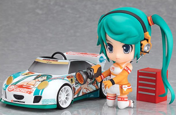 粘土人 #109a 良笑赛车 VOCALOID 初音未来 Racing 2010