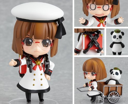 粘土人 #096-A 魔法海军陆战队くせる☆まりたん じえいたん  海洋版本>