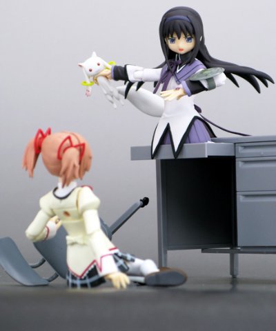 figma #SP-39 魔法少女小圆 鹿目圆香|キュゥべえ 制服ver. 