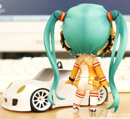 粘土人 #109a 良笑赛车 VOCALOID 初音未来 Racing 2010
