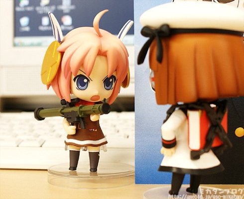 粘土人 #096-A 魔法海军陆战队くせる☆まりたん じえいたん  海洋版本>