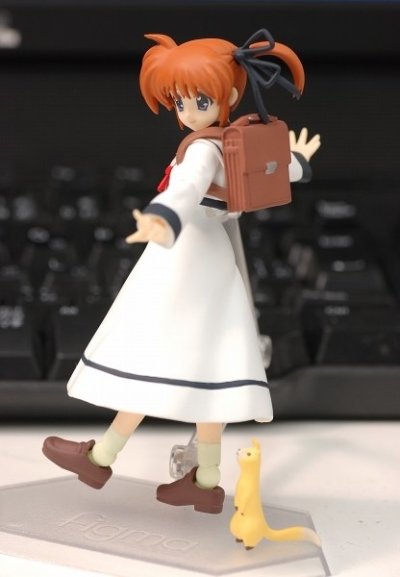 figma #SP-7 魔法少女奈叶 エース&魔法少女奈叶 A's PORTABLE - THE BATTLE OF ACES - 高町 なのは|尤诺・斯克莱亚 School Uniform 