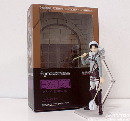 figma #EX-20 进击的巨人 利威尔 扫除ver.